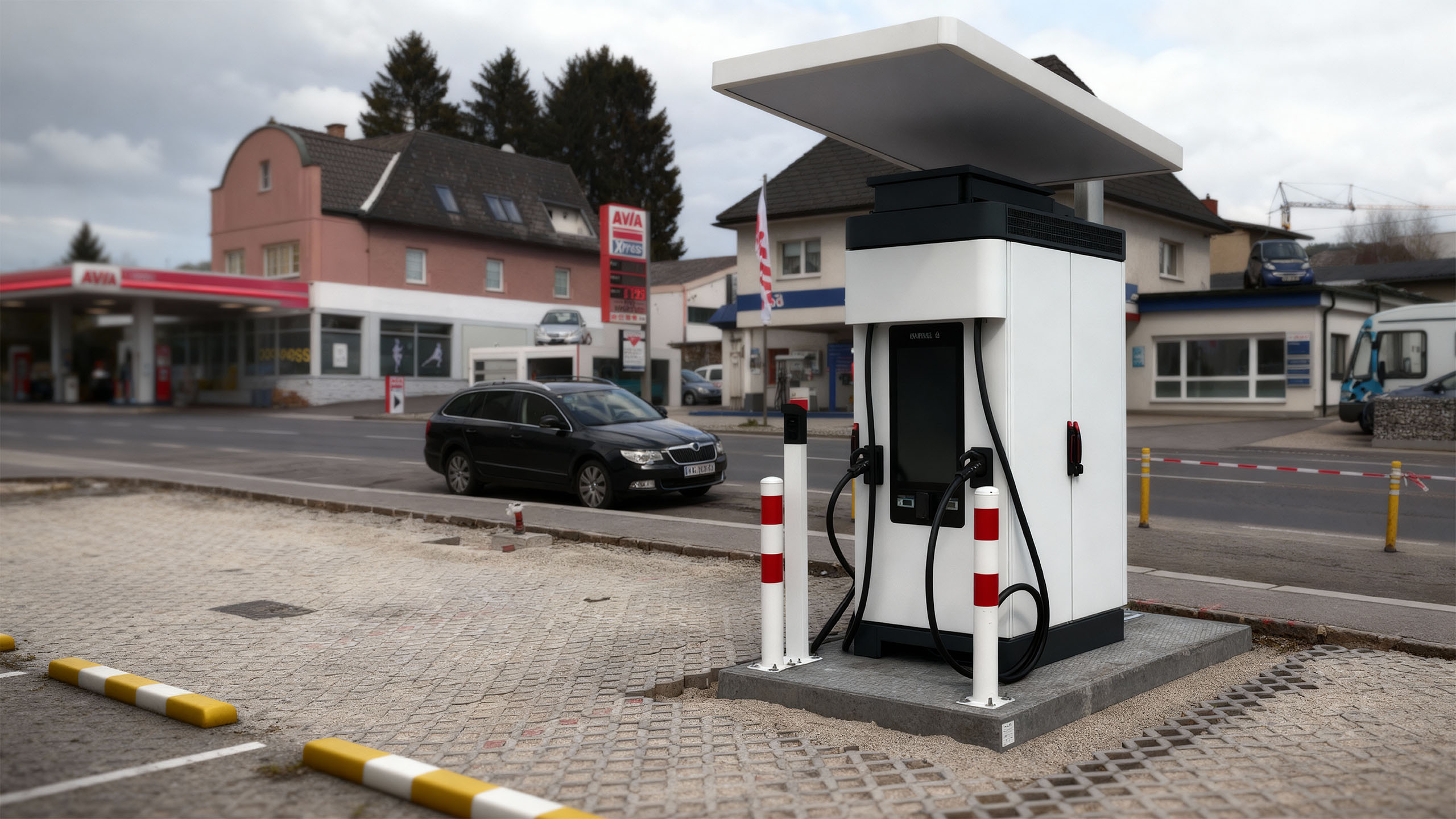 ChargeBase Large: Innovatieve Overkappingen voor Elektrische Laadstations